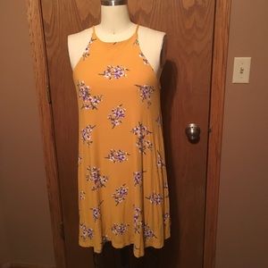 FINAL PRICE! Floral print Halter style dress